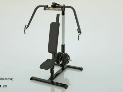 Gym Machine 02 3D model