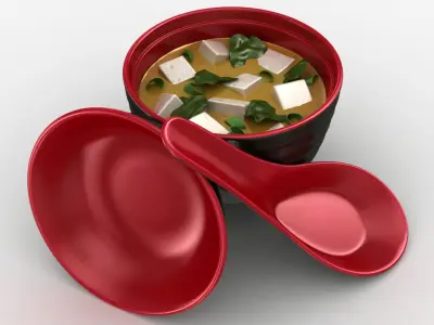 Miso Soup 3D model