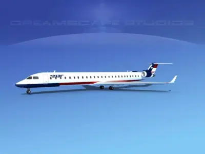 Bombardier CRJ1000 Texair 3D model