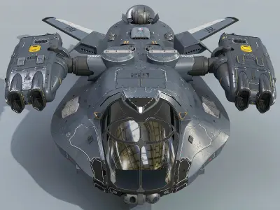 Support Spaceship 3D model