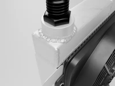 Mishimoto Heat Exchanger 3D model