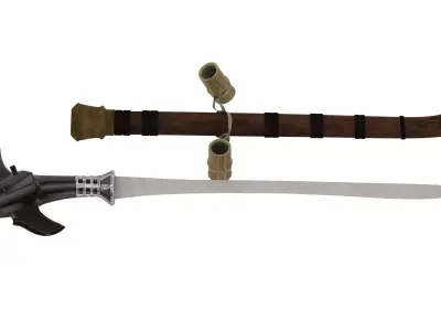 Gari Sword Low-poly 3D model