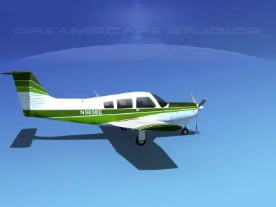 Piper PA-28R-201 Arrow III V04 3D model
