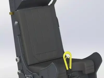 SR71 Ejection seat HDwork 3D print model