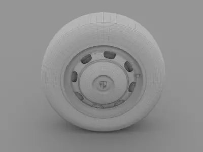 Porsche 356 Wheel 3D model