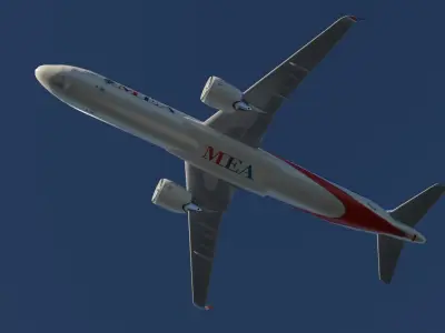 Middle East Airlines A321 Neo 321 nx more liveries in desc Low-poly 3D model