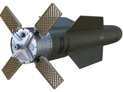 The GBU-57B MOP Massive Ordnance Penetrator  3D model