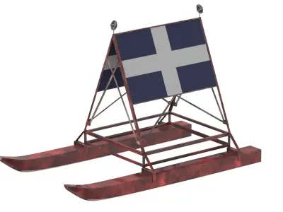 ship target gunnery  3D model