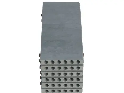 Stacked Concrete Slabs 3D model
