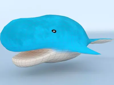 BlueWhale whale 3D model