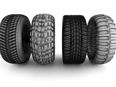 Tire pack Ultimate 4 3D model