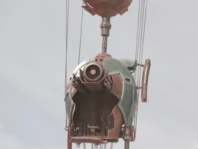 BALLOON Ship Low-poly 3D model