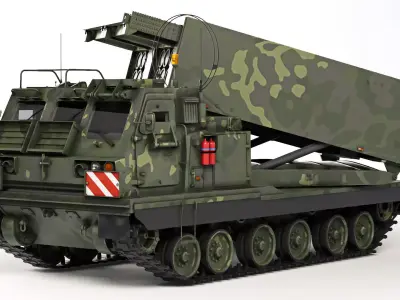 MLRS Mars II 1996 3D model