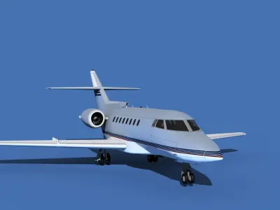 Hawker Siddley 1000 V16 3D model