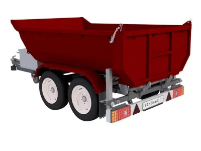 Tipper Trailer 3D model