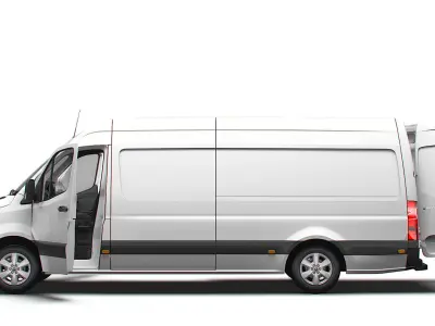 Mercedes Benz eSprinter Panel Van L3H2 RWD HQ Interior 2024 3D model