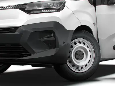 Citroen Berlingo LWB Van HQ Interior 2024 3D model