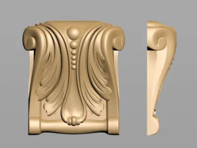 Carved Decor 3D model
