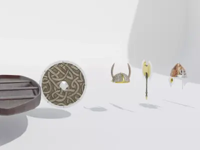 Viking Asset Pack - Game-Ready PBR Collection Low-poly 3D model