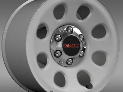 GMC Yukon Police rim 3D model