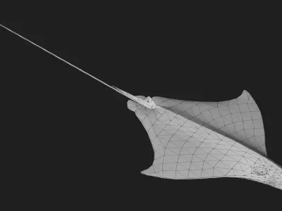 Devilfish Low-poly 3D model