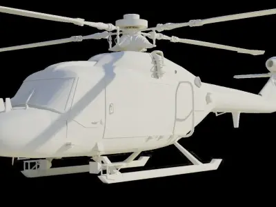 Westland Lynx Helicopter 3D model
