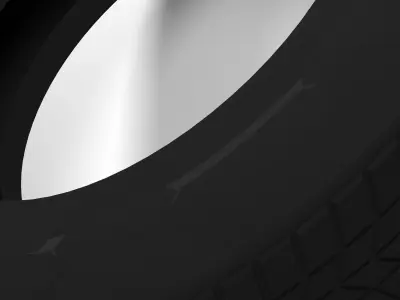 Continental VanContact tire Low-poly 3D model