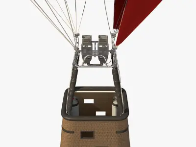 Air Balloon Coca Cola 3D model