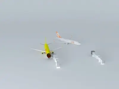 Boeing 737-800 3MB Jetway Free 3D model