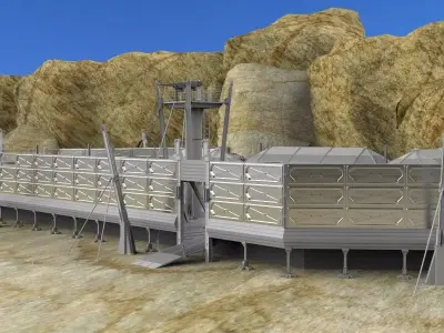 starship troopers outpost whisky 3D model