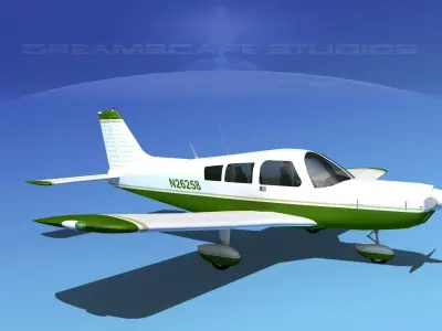 Piper PA-28-235 Cherokee  V05 3D model