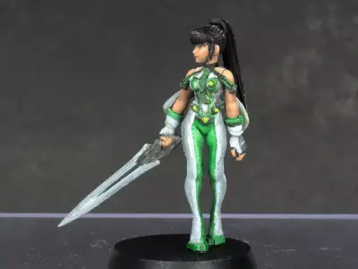Eve - Stellar Blade - 32mm Miniature 3D print model