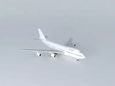 Template Boeing 747 200B GE Free 3D model