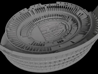 Colosseum Low-poly 3D model