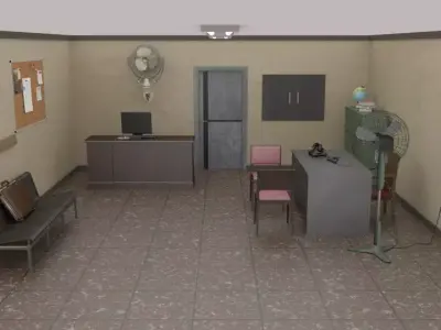 Police center 3D model