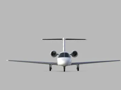 Cessna Citation CJ4 Low-poly 3D model