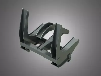 Log Fork - Stoll - Front Loader 3D model