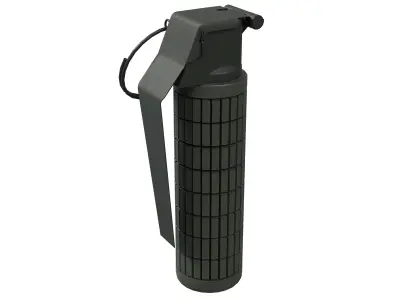 Stun Grenade 02 - Low Poly Game Ready Low-poly 3D model