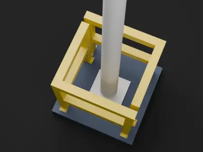 railing 002 3d model 3D model