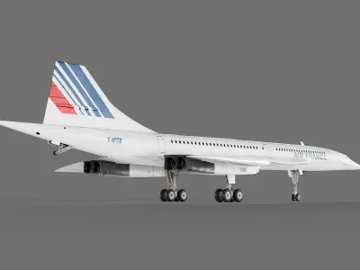 Concorde 3D model