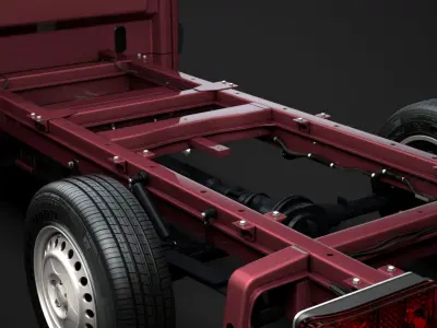 RAM Sprinter Chassis Single Cab L2 RWD 2020 3D model