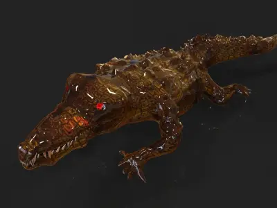 T-Croc crocodile Free 3D model