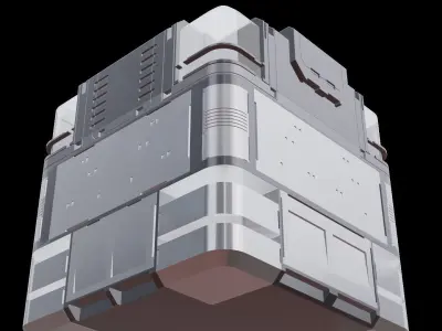 Crate Box 5  3D model