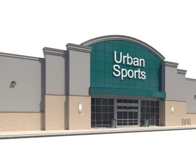 Retail-056 Retail Store 3D model