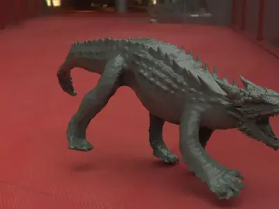 Dragon Croc 3D model