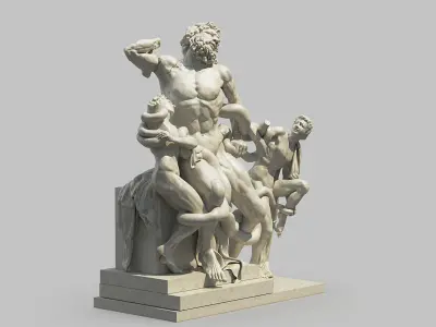 Laocoon and His Sons 3D model