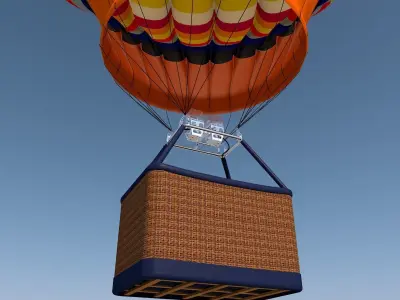 Hot Air  Balloon 3D model