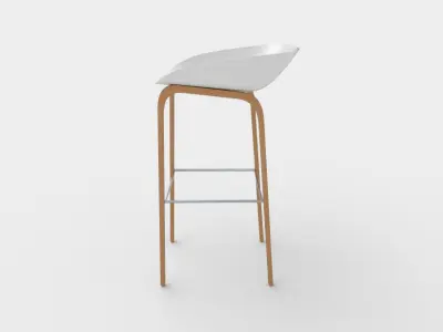 Bar Chair Free 3D model shop