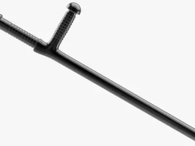 Police Baton 1 3D model