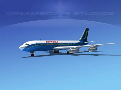 Boeing 707 Skyworld 3D model